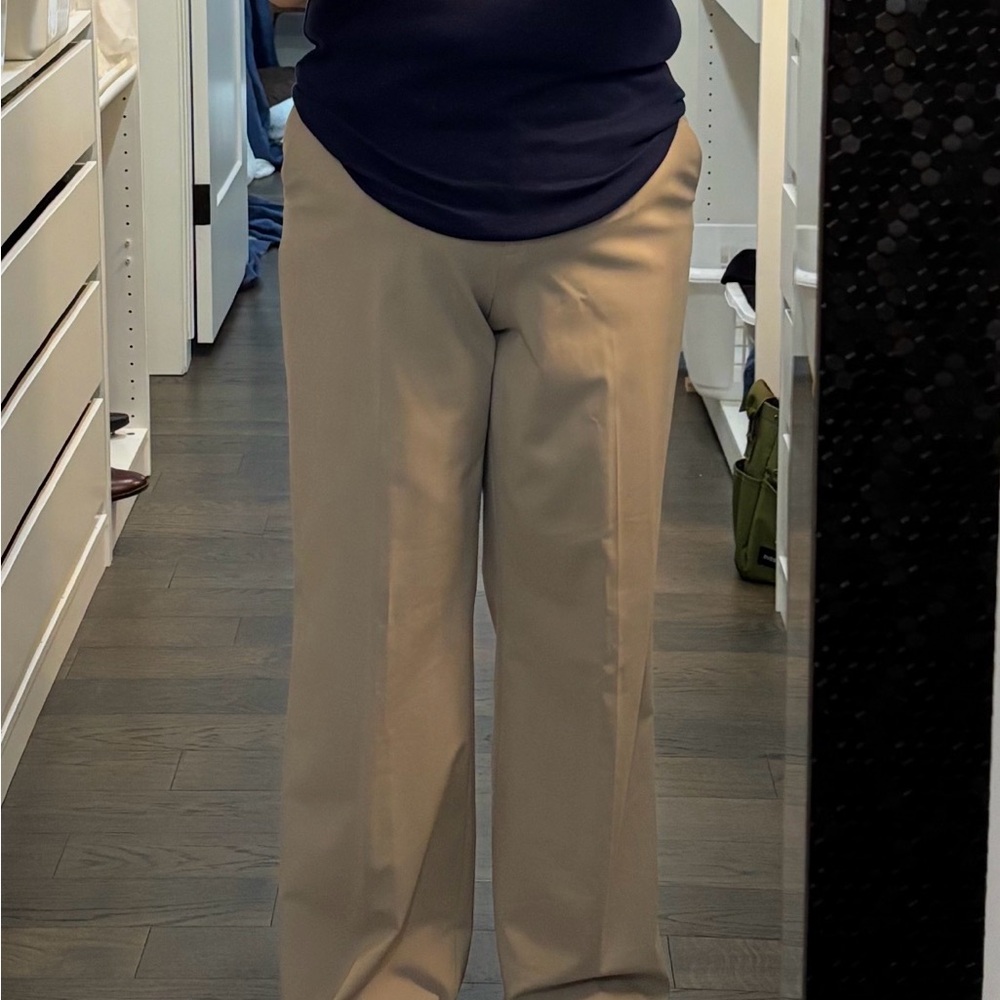 Calvin Klein Classic Fit Beige Trousers